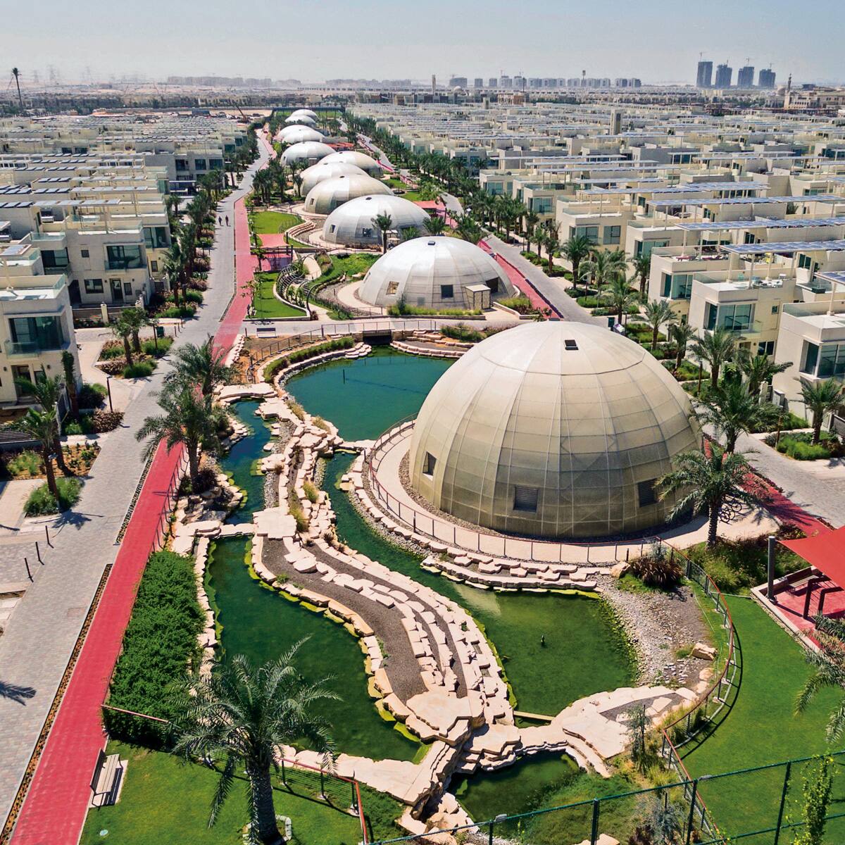 Maison Arabia, maison de ville à The Sustainable City, Dubaï